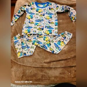 Boy's 5/6 truck pj set
